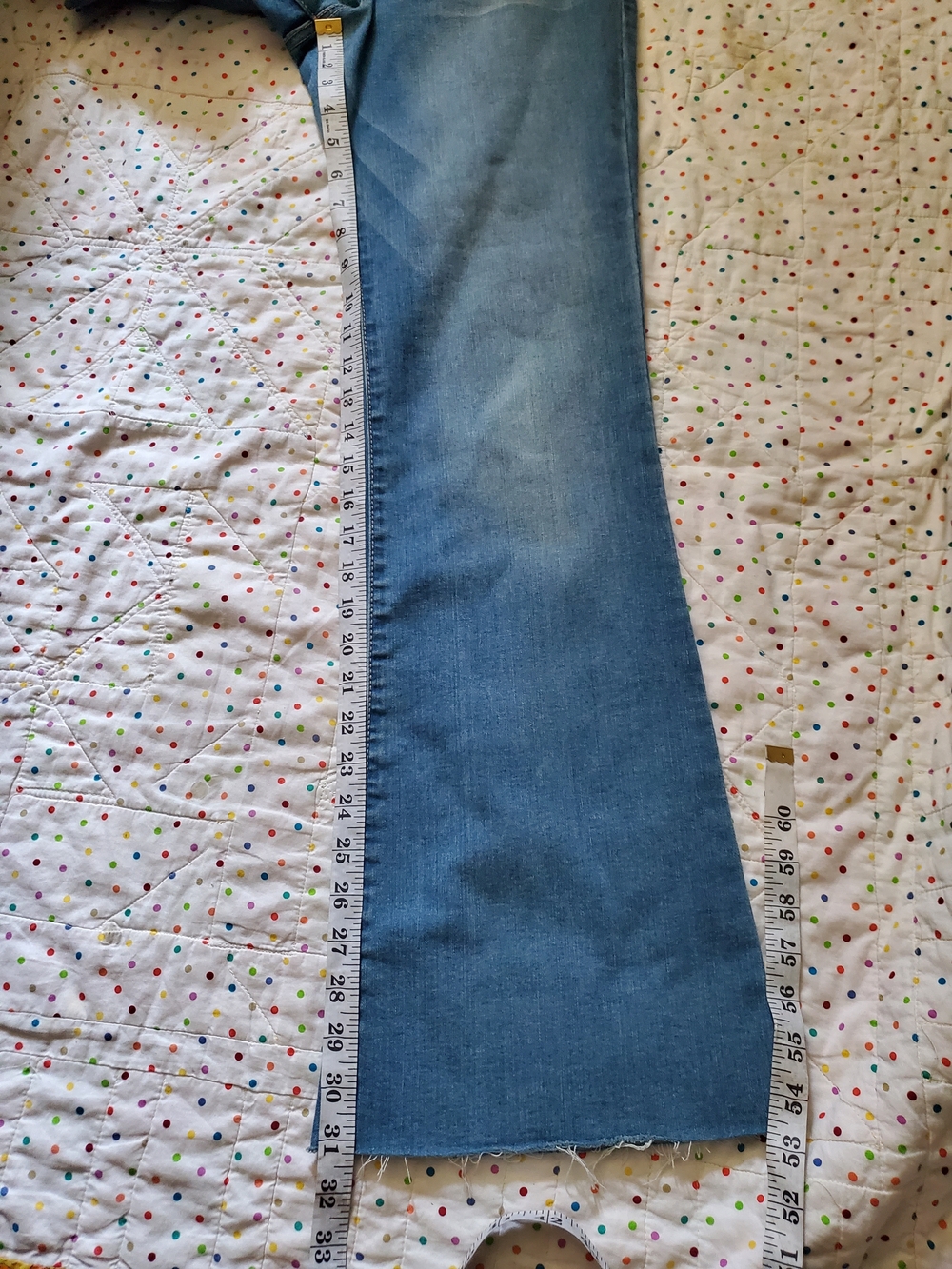 Knox Rose Light Blue Flare Jeans - Picture 9 of 11